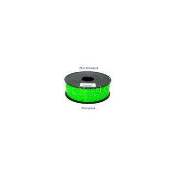 Plastic material Fluogreen PLA 3D Printer Filament 1Kg / roll  1.75mm 3.0mm