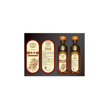 Nature Grape Seed Oil Bottle Applied Plastic Adhesive Labels