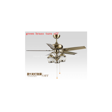 Antique Brass 48inch Ceiling Fan Light with Remote control