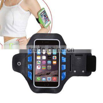 Adjustable Neoprene Sports Running Jogging Gym Armband Arm Band Case Cover Holder For Mobile Phone