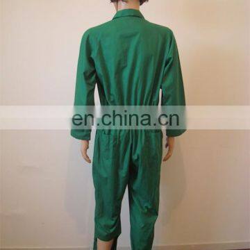 Anti-shrink Soft Clothing PPE Products China Polycotton 2015 Zipper Wholesale Cheap Green New Design Coverall Best Hottest