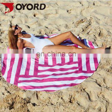 High Quality Personalized Trending Products wholesale printed Large Round Beach Towel