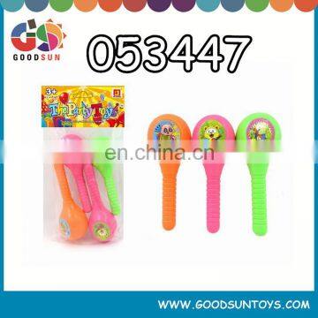 Promotional toy party set colorful sand hammer for children