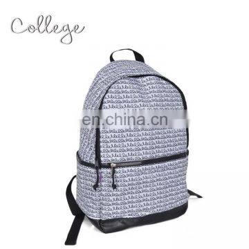 PU Leather Fashionable Teens Backpack