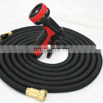 Nature Latex Expandable Garden Water Hose With Brass Metal Connectors