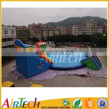 Hot sale toboggan aqua park inflatable water slides park