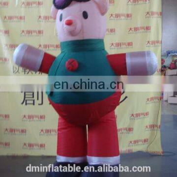 2014 inflatable costumes walking mascot for advertising