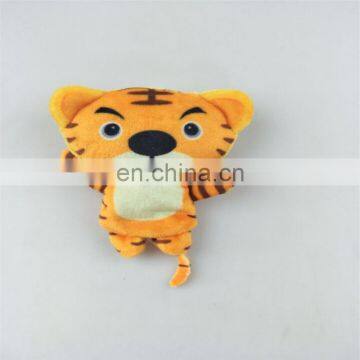 custom kids small toy tiger plush figure puppet doll