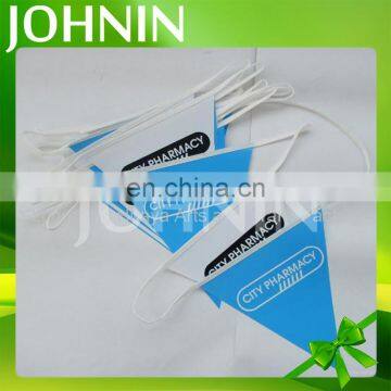 Factory Provide Colorful Custom Design Advertising Decorative String Bunting Flag