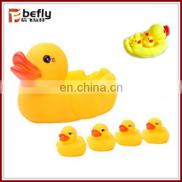 Baby bath time PVC toy yellow duck