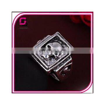 2015 Newest Stainless Steel Devil Skull Ring Fahion Custom Made Skull Ring photo-2