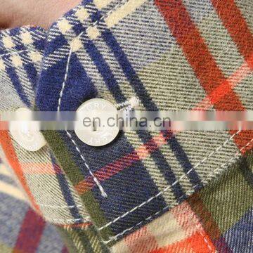 T-MSS533 Slim Fit Designer Check Wholesale Flannel Shirt for Men photo-4