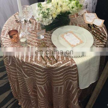 sequin fabric rose gold tablecloths online