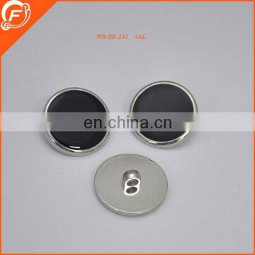 black color big size gold plating enamel button for coat