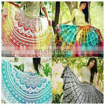 Indian Ladies Vintage Beautiful Women Skirt Cotton mandala skirts