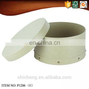 Kraft Paper Round Hat Box Wholesale photo-6