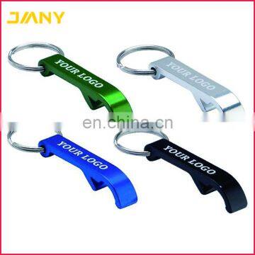 Personalized Laser Engraving Logo Aluminum Metal Keyring Bottle Opener