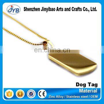 Gold palting personalized 3d metal bag tag