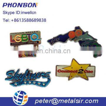 Manufacturer Cheap Silkscreen Printed Custom Lapel Pins Wholesale photo-2