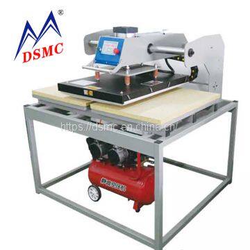 60*80cm moveable head pneumatic heat press transfer machine