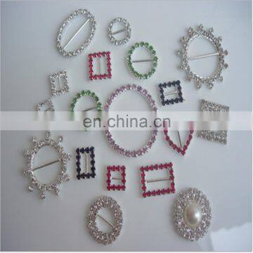 Grade A Rhinestone Heart Buckles Wedding Ribbon Slider 25mm Bar photo-3