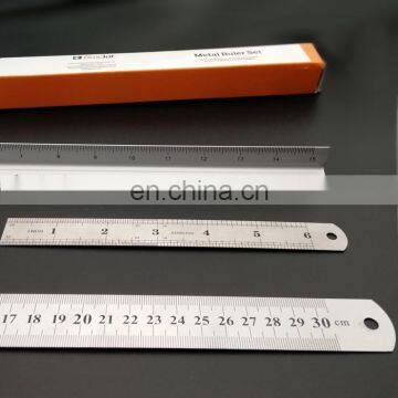 3Pcs Packing Ruler Set 12"triangular Scale Ruler 12"and 6" Stainless Steel Flat Ruler photo-2