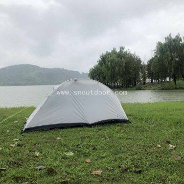 1 person tent 1.4kg one man ultralight hiking equipment waterproof SNZP015 single people double layers tents outdoor camping