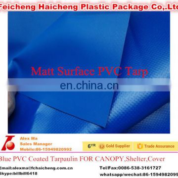 matt finish pvc coated tarpaulin tarp fabric-1000 Denier for cover, shelter,cannopy