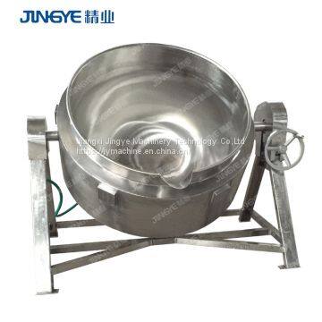100 Liter Industrial Electric Gas Sanitary Jacketed Cooking Pan Kettle /Stainless Steel Industrial Pressure Cooker photo-2