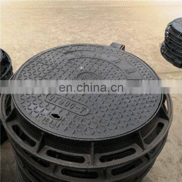 Customized Ductile Cast Iron Concrete Round Manhole Cover With Frames photo-3