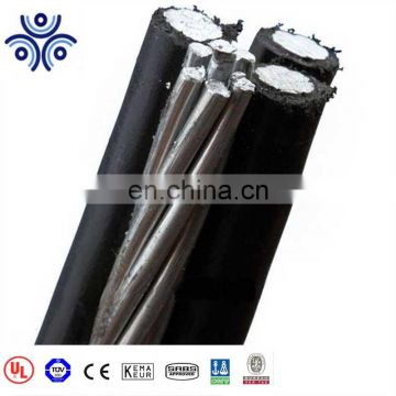 600V Triplex Aluminum Conductor Secondary UD Cable