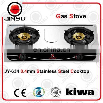 sales hot 2 burner kitchen appliance gas stove/gas cooker JY-634