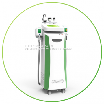 5 in 1 Cryolipolysis Slimming Machine / Equipment With Cryolipolysis,RF,Vacuum Cavitation for Whole Body Shape