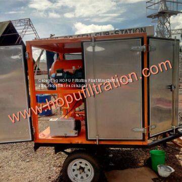 Vertical Vacuum Insulating Oil Purifier, Movable Transformer Oil Filtering Machine, On-the-spot Single Stage Transformer Oil Purifier photo-3