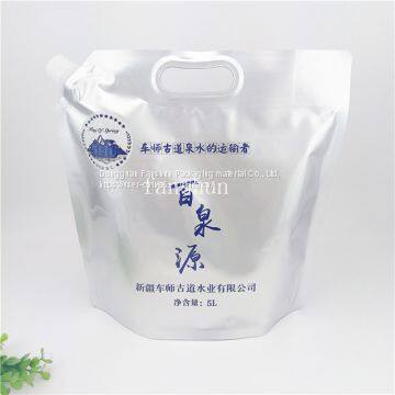 5L polypropylene material rice doypack/ flour packing bag from china