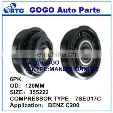 High quality air conditioning DENSO 7SEU17C compressor clutch compressor magnetic clutch for MERCEDES B ENZ C200