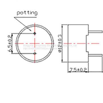 Electromagnetic Passive Buzzer Sc1254 photo-3