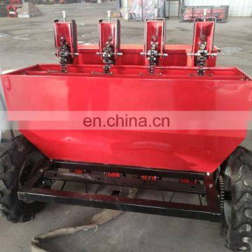 3 point hitch Tractor 4 rows Garlic and potato Planter with fertilizer in good price for sale