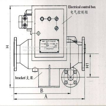 Hkw-P Completely Fully Automatic Horizontal Water Filter Strainer Purifier Purification Machine for Technical Cooling Water Supply for Hydroelectric Power Plant HPP HEPP SHPP SHEPP photo-3
