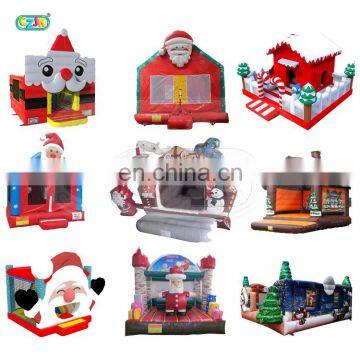 Christmas Inflatable Jumper Bouncer Jumping Bouncy Castle Bounce House