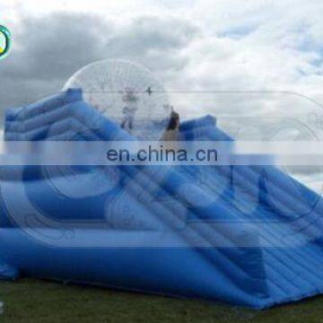 China Commercial Cheap Price Inflatable Zorb Ball Ramp Slide for Sale