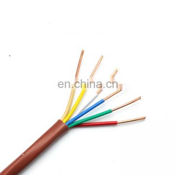 CCA or solid bare conductor 4core 6core 8core fire alarm cable