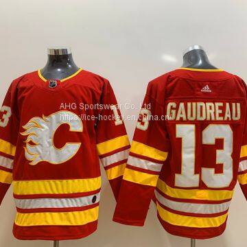 Calgary Flames #13 Gaudreau Red Jersey