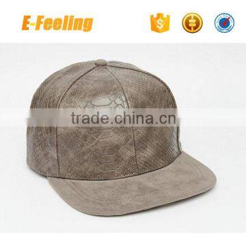 2016 Wholesale High Quality Leather Snapback