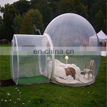 4M Dome Outdoor Camping Transparent Clear Cheap Inflatable Crystal Bubble Camping Tent House For Sale