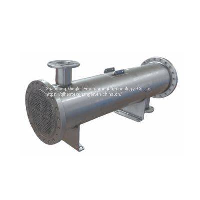 Industrial tubular evaporator condenser preheater reboiler