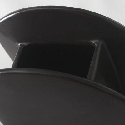 Interbedded European Style Colored Glaze White And Black Ceramic Vase, Home Dinning Table Decoration photo-4