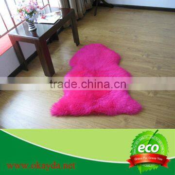 Natural fur sheepskin rug