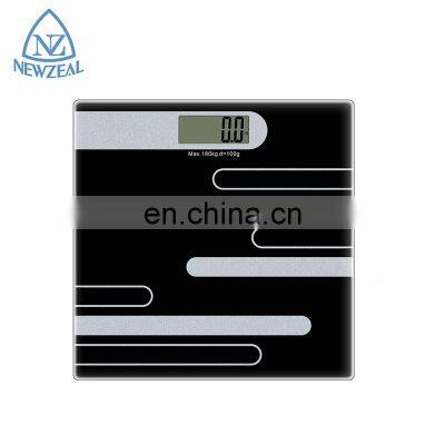 High Quality Portable 180kg High Accuracy Glass Digital Bathroom Scale