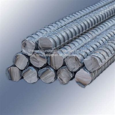 HRB400 Gr40 Gr60 Deformed Steel Rebar for Construction Length 6meters Stainless Rebar